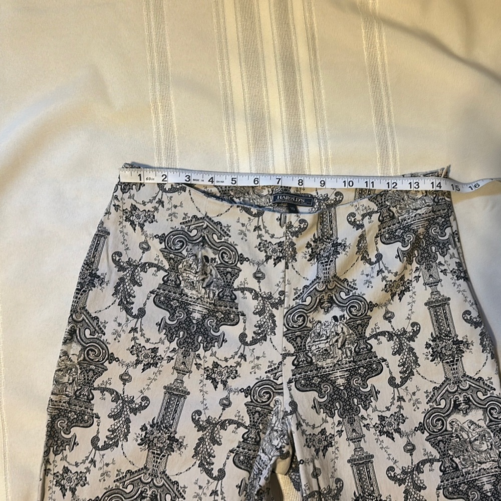 Harold's Monochrome Baroque Print Pants - Picture 7 of 8